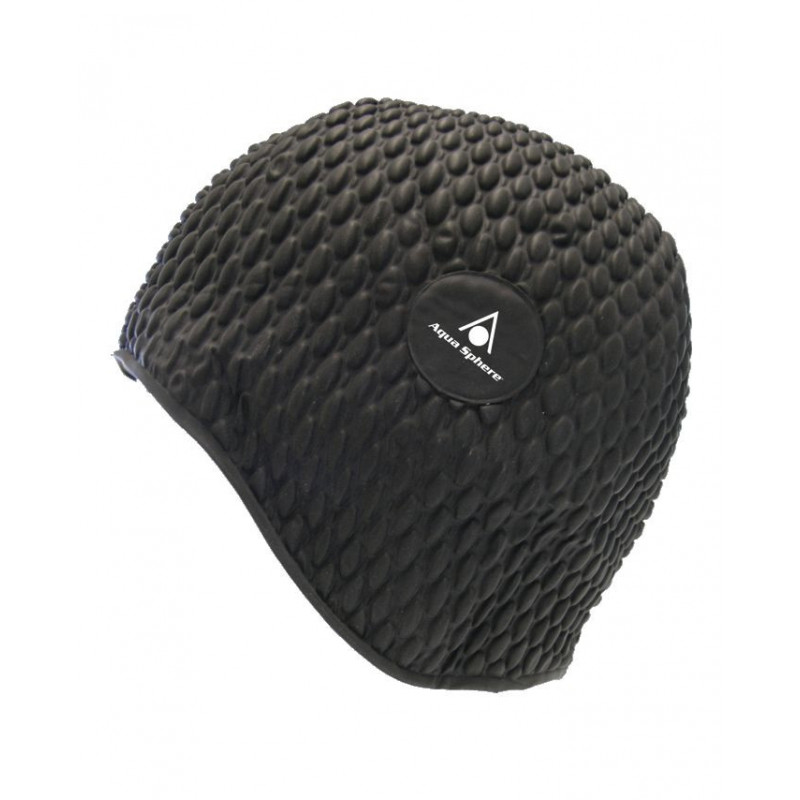 AQUA SPHERE - BUBBLE CAP BLACK - SILICONE CAP - 140560