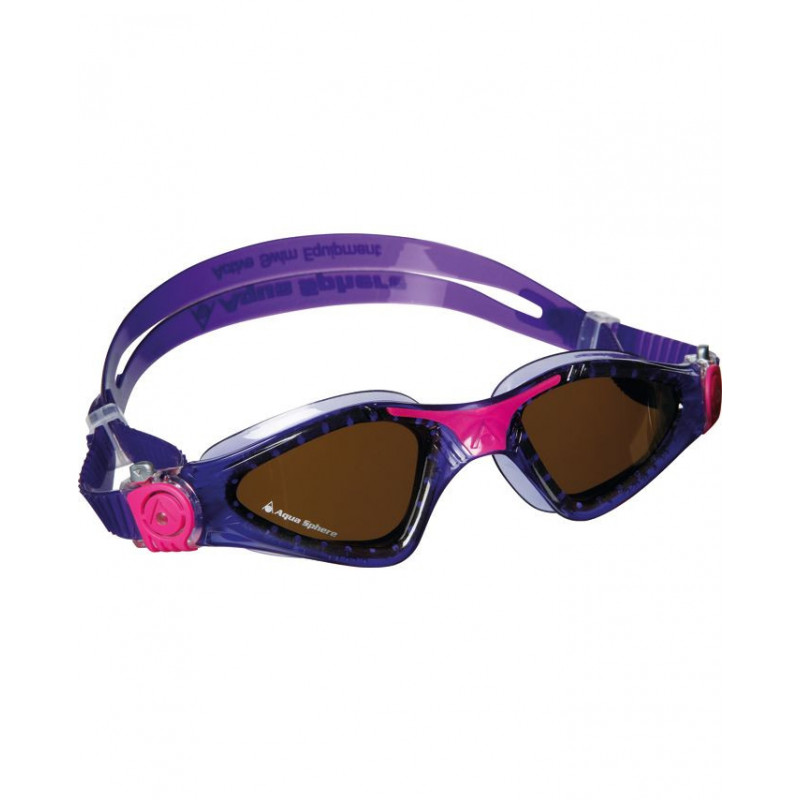 AQUA SPHERE - KAYENNE LADY - WOMEN'S GOGGLES - VIOLET/PINK POLARIZED LENSES - 172,750