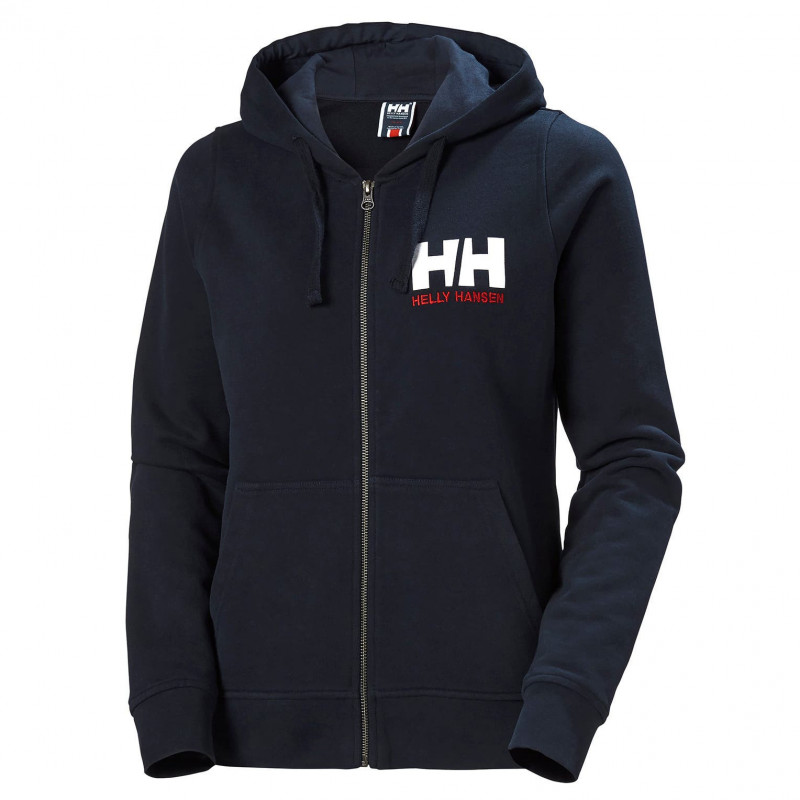 HELLY HANSEN - W HH LOGO FULL ZIP HOODIE - FELPA CAPPUCCIO DONNA - 33994